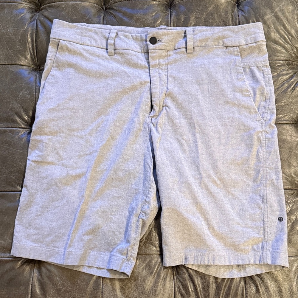 Lululemon Men's Gray Casual Shorts - Size 38 - Great condition!